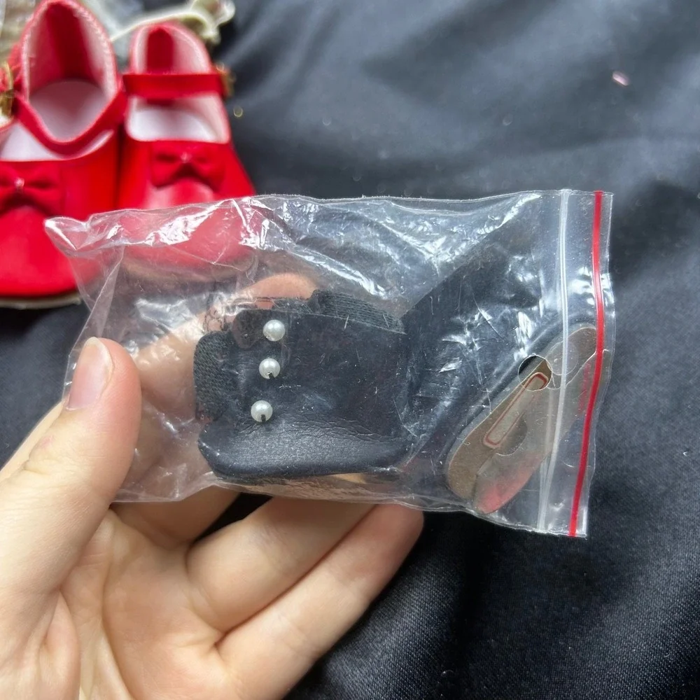 Vintage Doll Shoes Lot Tallina's Syndee's Darice Mary Janes Skates Boots 8 Pairs